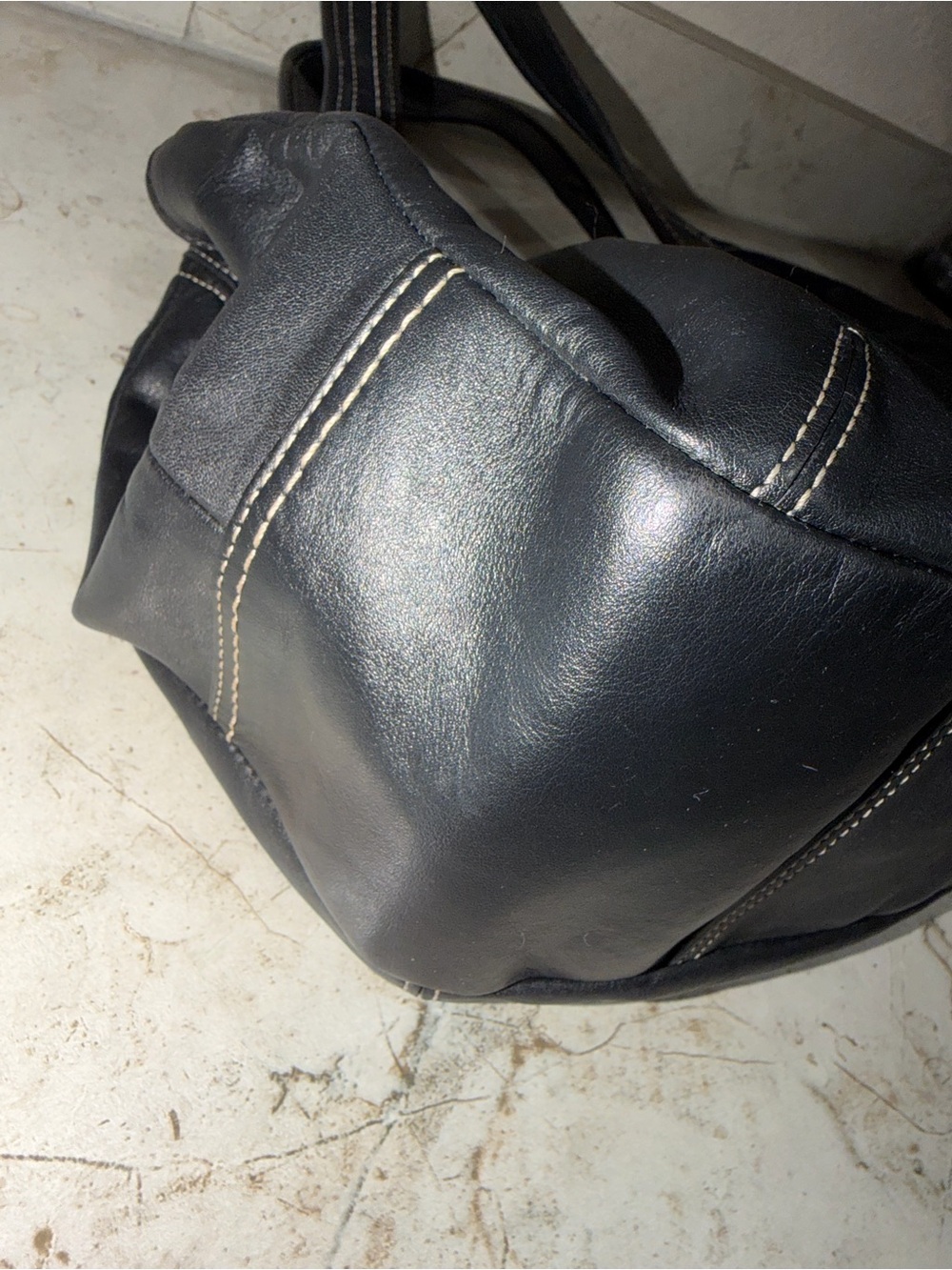 Coach Ergo Black Leather Shoulder Bag with Kisslock - Picture 6 of 14
